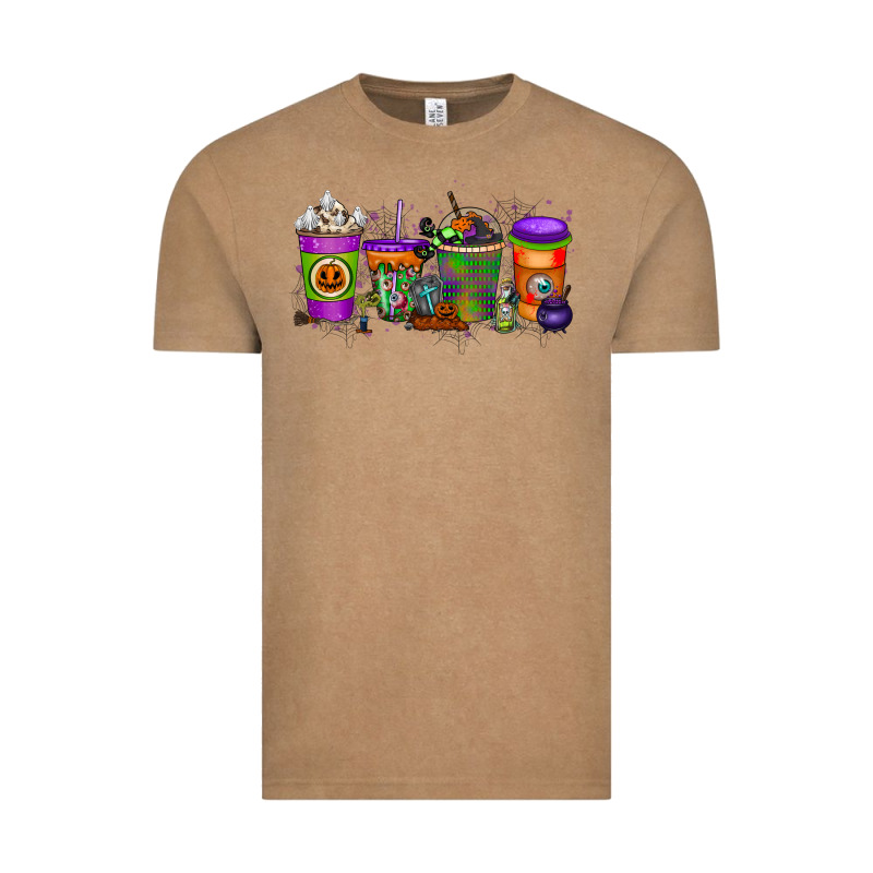 Halloween Coffee Drink Vintage Tee by RacoonDesign | Teevron
