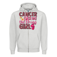 Dove Grey cancer picked the wrong girl Zipper Hoodie - NancyCooperArtShop