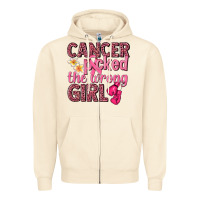 Sandshell cancer picked the wrong girl Zipper Hoodie - NancyCooperArtShop