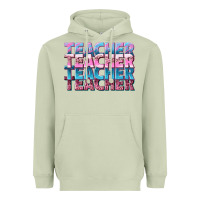 Matcha teacher stacked Heavyweight Hoodie - NancyCooperArtShop