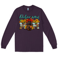 Plum doberman mom Long Sleeve Tee - Artiststas