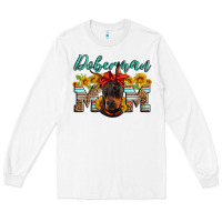 White doberman mom Long Sleeve Tee - Artiststas