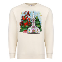Sandshell christmas church oh holy night Premium Sweatshirt - MaliasSmallBusiness