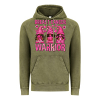 Vintage Olive Breast Cancer Warrior Afro Gnomes Vintage Hoodie - texasbilliewilder