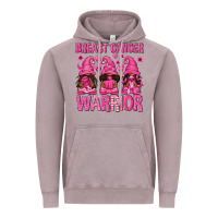 Vintage Zinc Breast Cancer Warrior Afro Gnomes Vintage Hoodie - texasbilliewilder