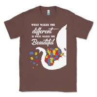 Chestnut Autism Different Makes You Beautiful Classic Tee - CowhideDigitalArt