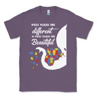 Lavender Autism Different Makes You Beautiful Classic Tee - CowhideDigitalArt