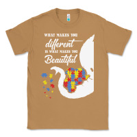 Toasted Coconut Autism Different Makes You Beautiful Classic Tee - CowhideDigitalArt