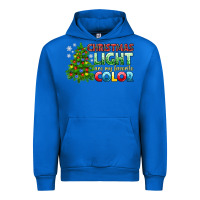 Cobalt Christmas light are my favorite color Urban Hoodie - NancyCooperArtShop