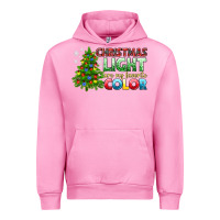 Fuchsia Pink Christmas light are my favorite color Urban Hoodie - NancyCooperArtShop