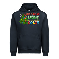 Navy Christmas light are my favorite color Urban Hoodie - NancyCooperArtShop