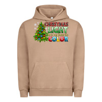 Pigment Burro Christmas light are my favorite color Urban Hoodie - NancyCooperArtShop