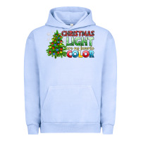 Pigment Grape Ice Christmas light are my favorite color Urban Hoodie - NancyCooperArtShop