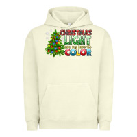 Pigment Pistachio Christmas light are my favorite color Urban Hoodie - NancyCooperArtShop