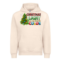 Sandshell Christmas light are my favorite color Urban Hoodie - NancyCooperArtShop