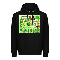 Black st patrick's day Premium Hoodie - Artiststas