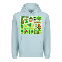 Blue Mist st patrick's day Premium Hoodie - Artiststas