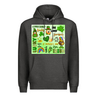 Charcoal Heather st patrick's day Premium Hoodie - Artiststas