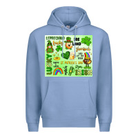 Colony Blue st patrick's day Premium Hoodie - Artiststas