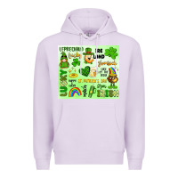 Lilac st patrick's day Premium Hoodie - Artiststas