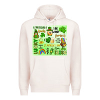 Pale Pink st patrick's day Premium Hoodie - Artiststas