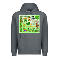 Rock st patrick's day Premium Hoodie - Artiststas