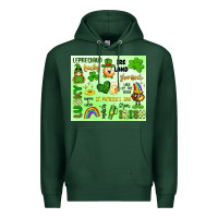 Sports Green st patrick's day Premium Hoodie - Artiststas