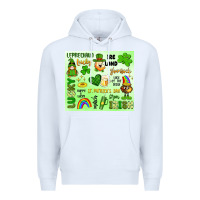 White st patrick's day Premium Hoodie - Artiststas