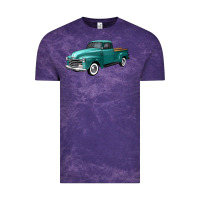 Cloud Purple western truck left 34 view Vintage Tee - FaDigitalArtStudio