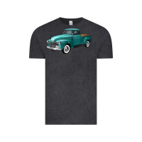 Vintage Black western truck left 34 view Vintage Tee - FaDigitalArtStudio