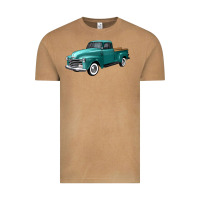 Vintage Camel western truck left 34 view Vintage Tee - FaDigitalArtStudio