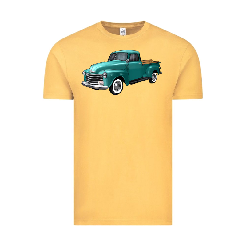 Western Truck Left 34 View Vintage Tee by FaDigitalArtStudio | Teevron