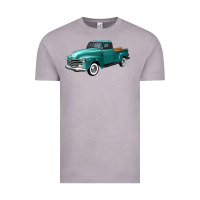 Vintage Zinc western truck left 34 view Vintage Tee - FaDigitalArtStudio