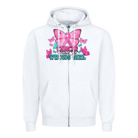 White cancer picked the wrong girl Zipper Hoodie - NancyCooperArtShop