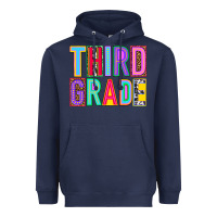 Navy third grade Heavyweight Hoodie - NancyCooperArtShop
