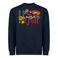 Navy usa y all Heavyweight Sweatshirt - HRA Design Shop