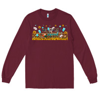 Burgundy nurse squad libbey glass Long Sleeve Tee - BundleAndBundleShop