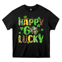 Black happy go lucky Heavy Core Tee - Artiststas