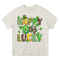 Cream happy go lucky Heavy Core Tee - Artiststas