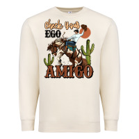 Sandshell check your ego amigo rodeo cowboy Premium Sweatshirt - MaliasSmallBusiness