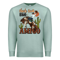 Seafoam check your ego amigo rodeo cowboy Premium Sweatshirt - MaliasSmallBusiness