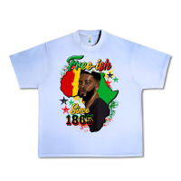 Grape Ice free ish since 1865 black man Urban Heavy Tee - HRA Design Shop
