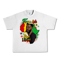 Lunar Rock free ish since 1865 black man Urban Heavy Tee - HRA Design Shop