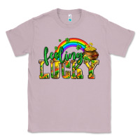 Lilac feeling lucky with coins Classic Tee - AdoDesignShop