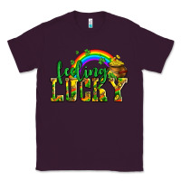 Plum feeling lucky with coins Classic Tee - AdoDesignShop