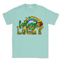 Seafoam feeling lucky with coins Classic Tee - AdoDesignShop