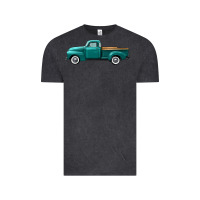 Vintage Black western truck left side view Vintage Tee - FaDigitalArtStudio