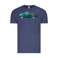Western Truck Left Side View Vintage Tee | Teevron