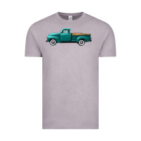 Vintage Zinc western truck left side view Vintage Tee - FaDigitalArtStudio