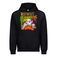 Black Howdy ghouls Urban Hoodie - NancyCooperArtShop